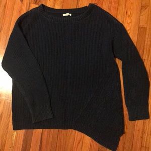 Maurice’s navy sweater